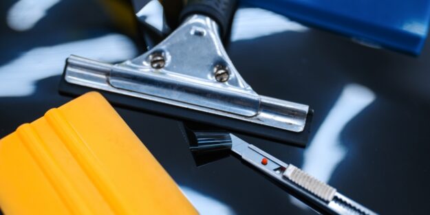 window tint tools various window tinting tools like a squeegee and smoothing card