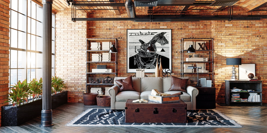 modern living room with artwork modern living room with artwork