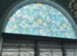 Decorative window film installed by Energy Solutions Window Tinting, adding style and privacy to the glass while enhancing the overall look of the space.